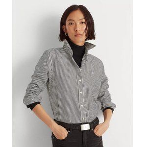 LAUREN RALPH LAUREN Non-Iron Straight-Fit Striped Shirt